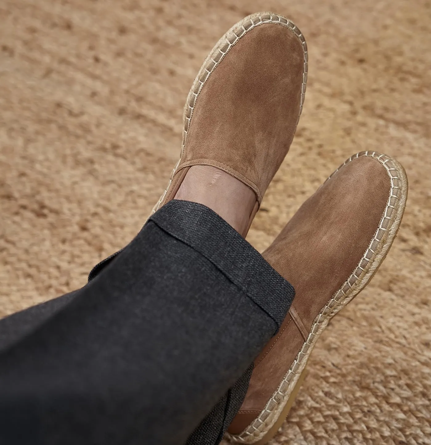 Santimon Men's Loafers & Slip-Ons Dress Casual Suede Slippers Shoes Penny Loafers for Men Tuxedo Mocasines Summer Shoes Mens Driving Loafers
