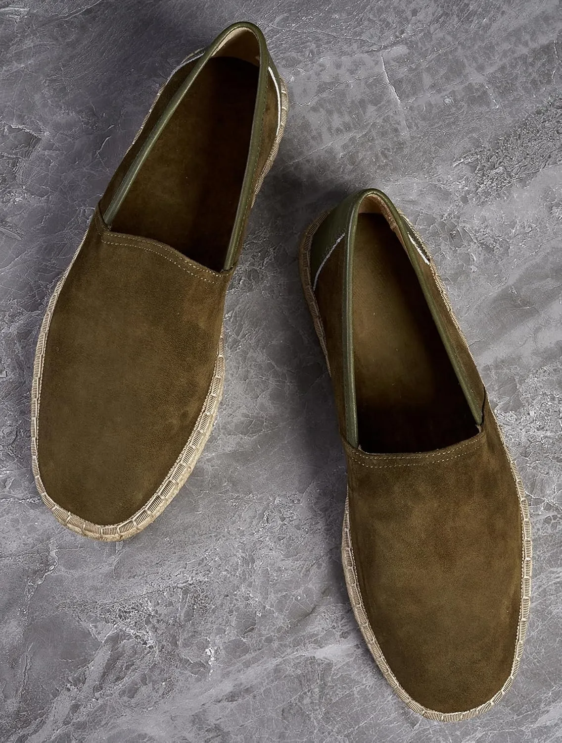 Santimon Men's Loafers & Slip-Ons Dress Casual Suede Slippers Shoes Penny Loafers for Men Tuxedo Mocasines Summer Shoes Mens Driving Loafers