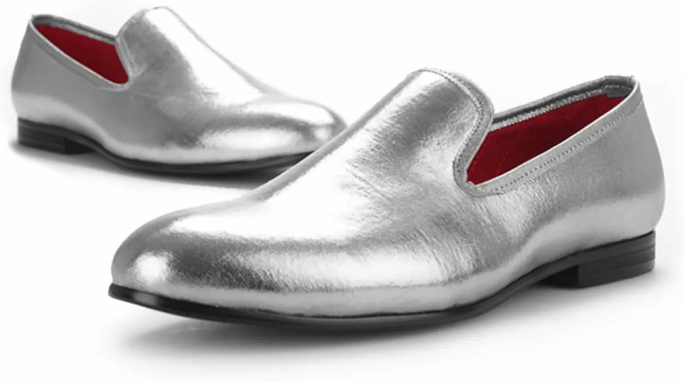 Santimon Men's Loafers & Slip-Ons Prom Gold Dress Velvet Penny Loafers Fashion Tuxedo Wedding Casual Business Luxury Shoes Smoking Party Disco Moccasins for Men