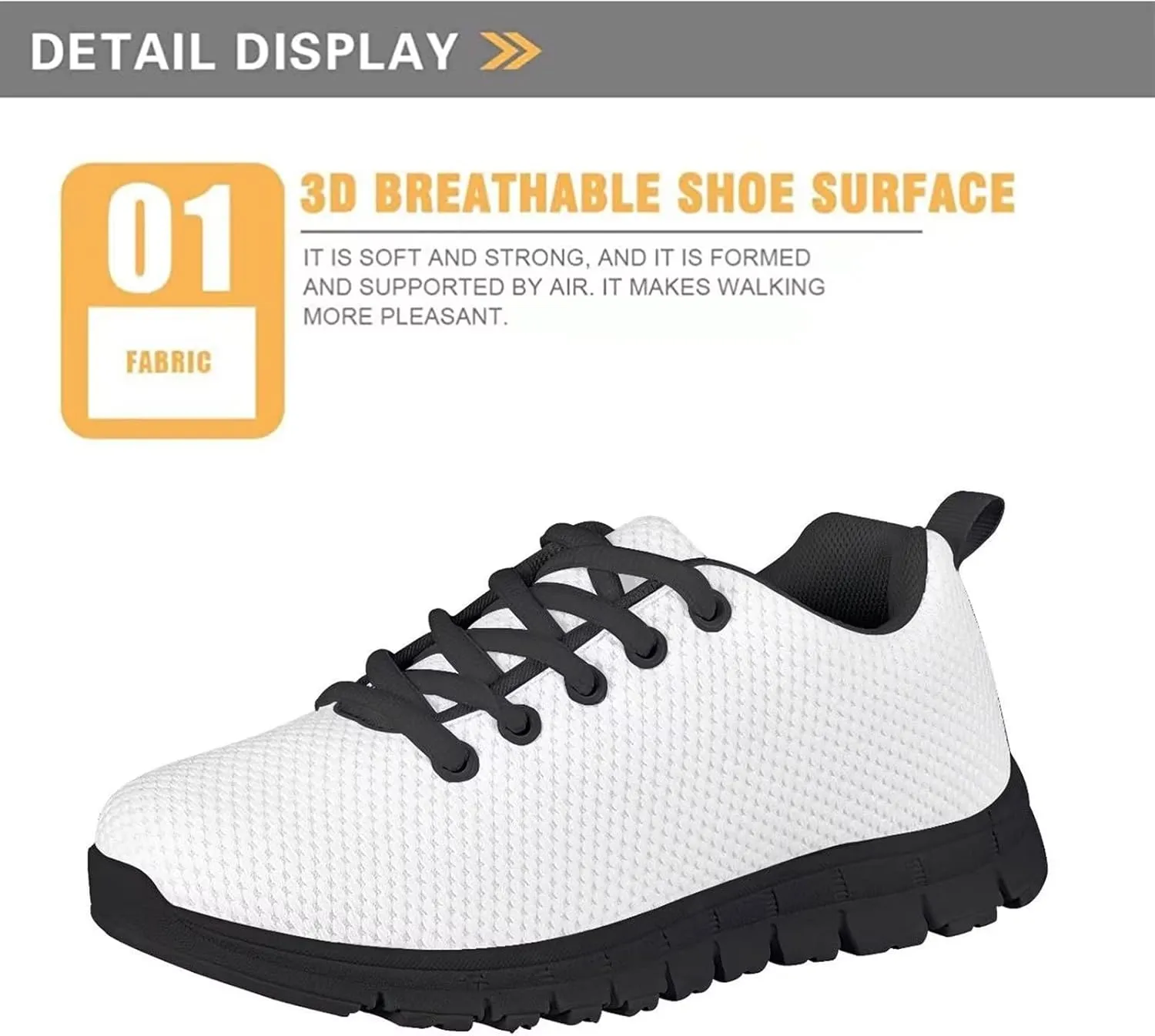 Showudesigns Boys Girls Shoes Kids Sneakers Lightweight Lace up