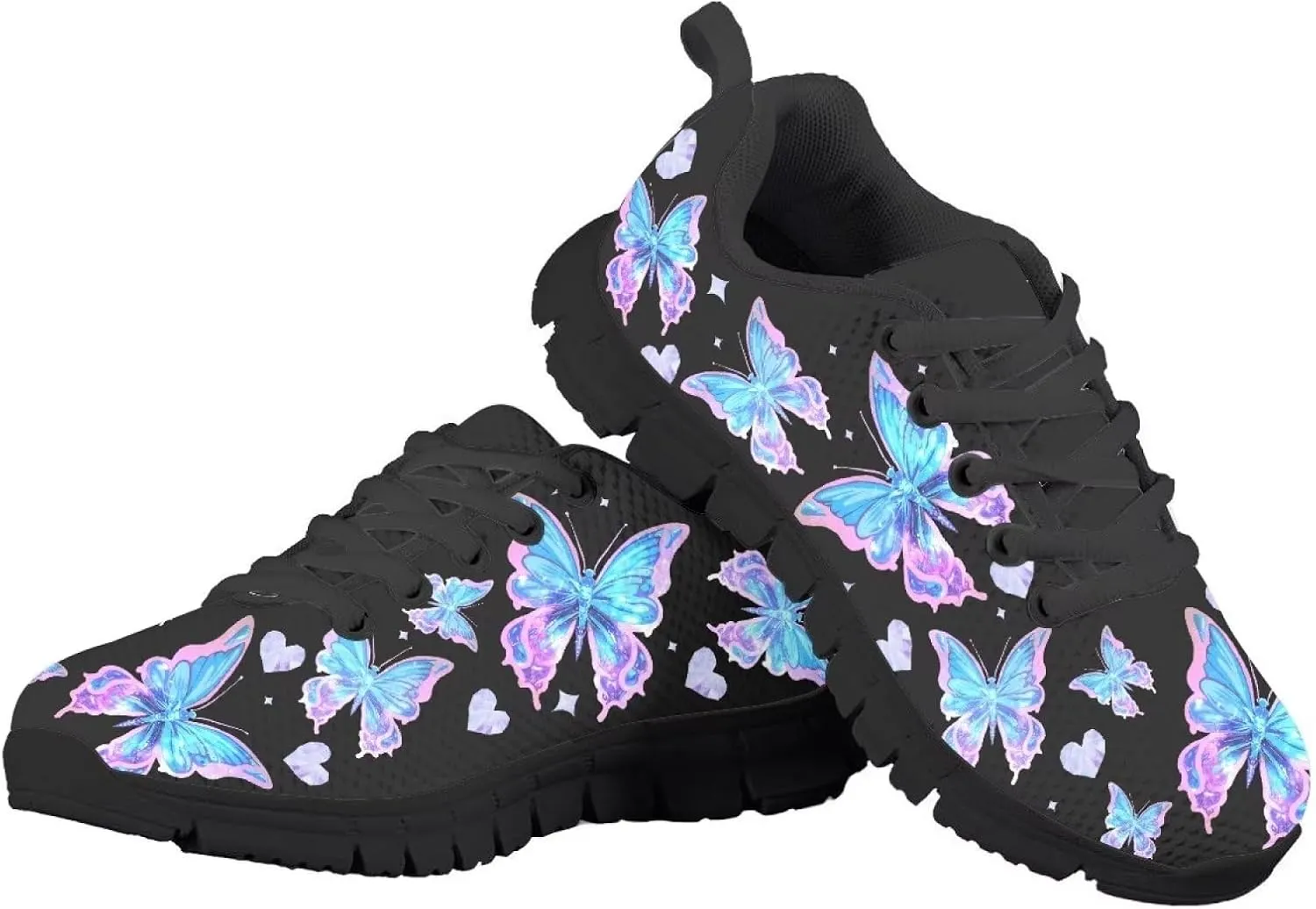 Showudesigns Boys Girls Shoes Kids Sneakers Lightweight Lace up