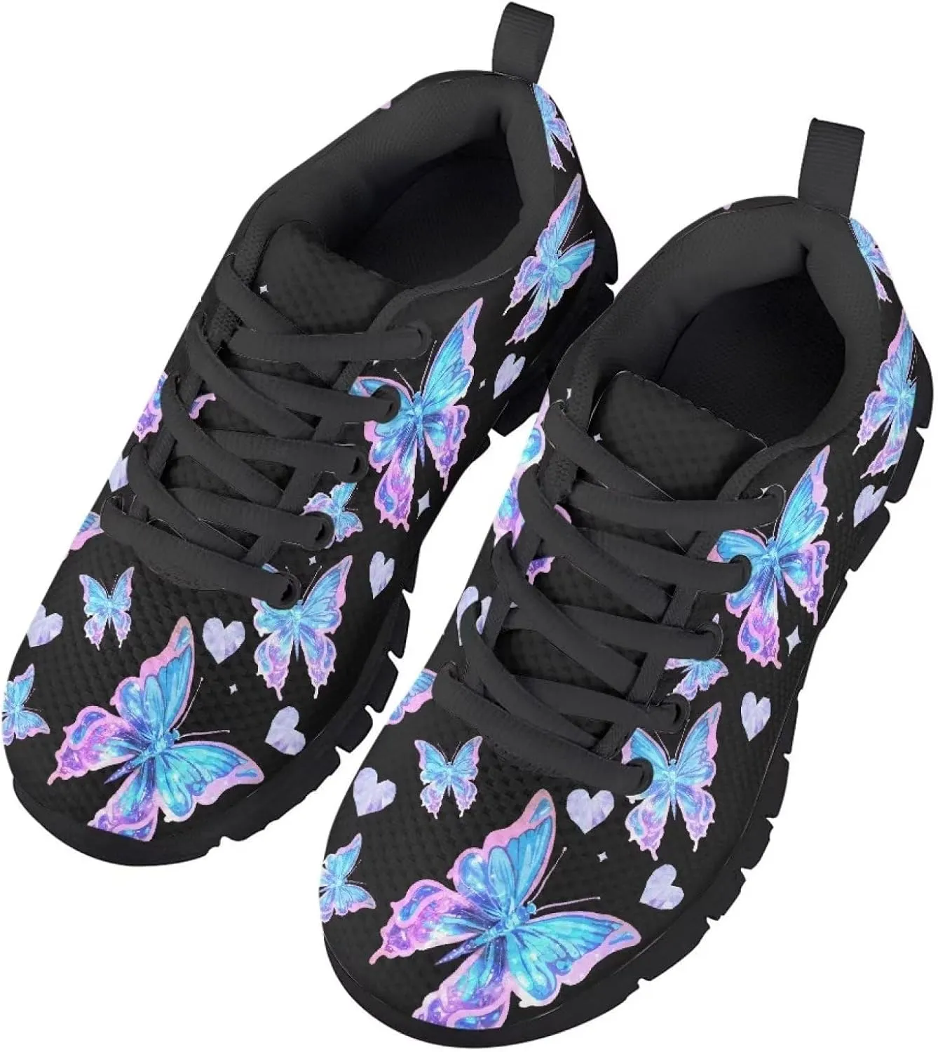 Showudesigns Boys Girls Shoes Kids Sneakers Lightweight Lace up