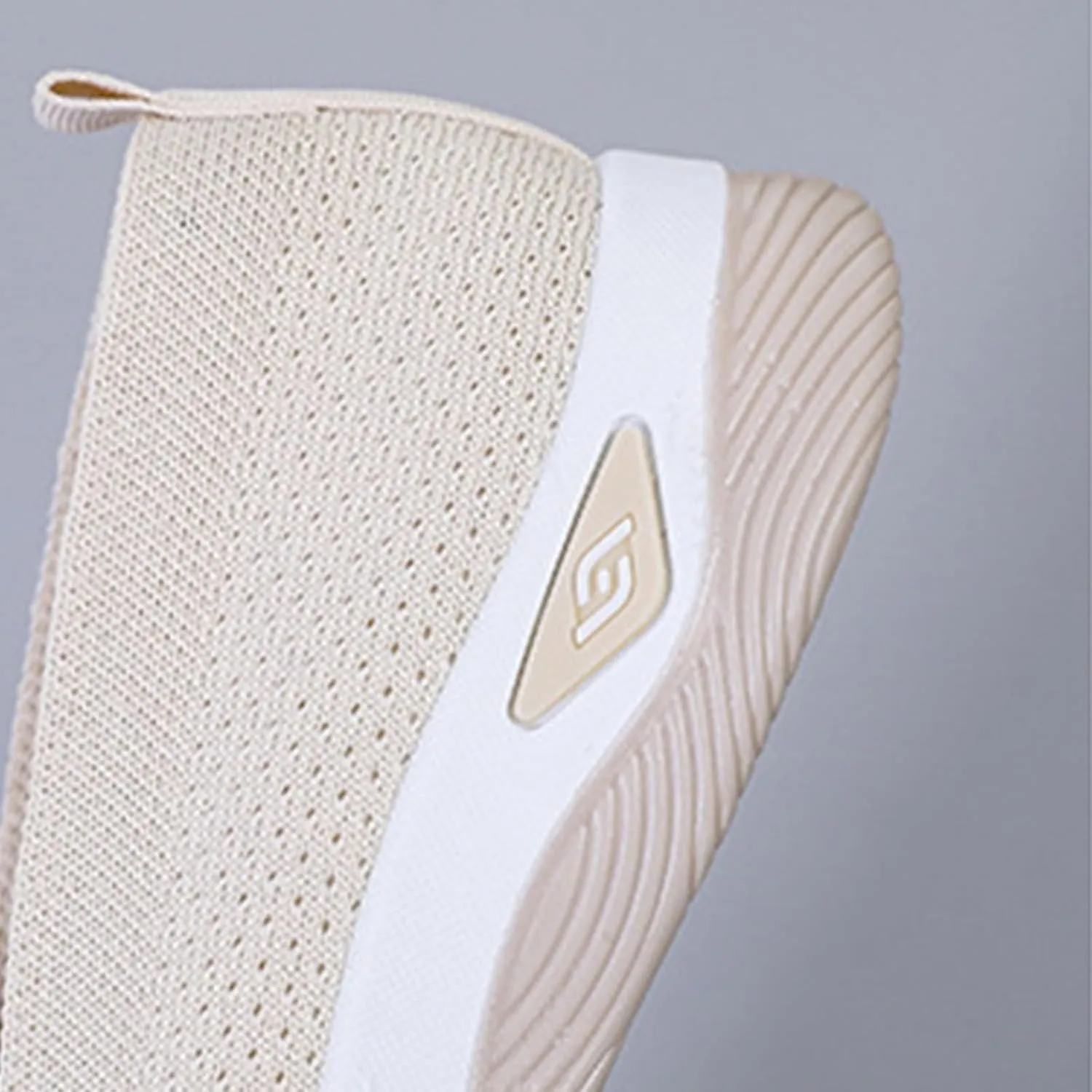 Slip On Orthopedic Sneakers Women Woven Orthopedic Breathable Soft Shoes Walking Flying Sneakers Diabetic Foam Walking Shoes Lightweight Wide Width Soft Sole Arch Support Non-Slip Shoe