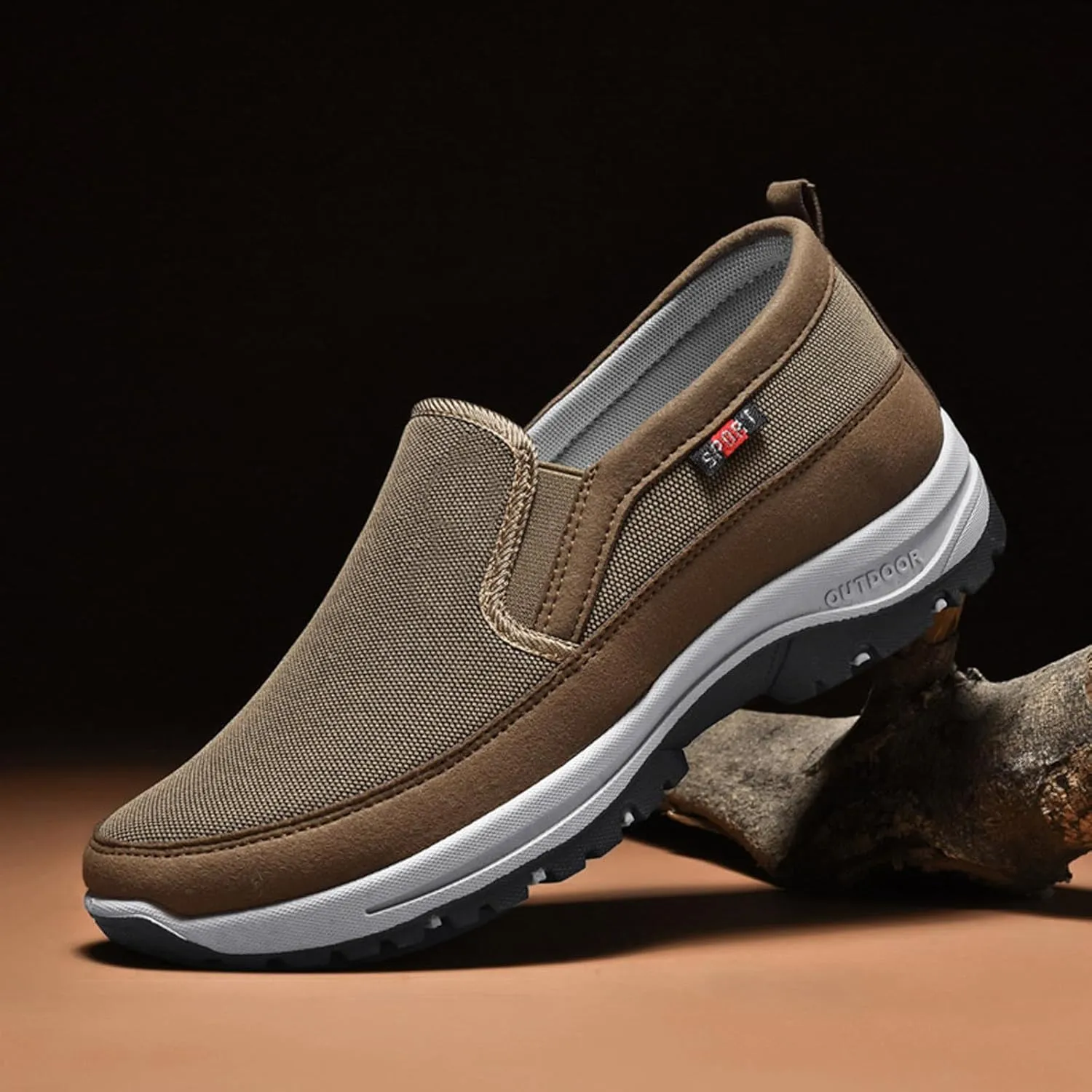 Slip on Walking Shoes for Men Comfortable Memory Foam Ultra Lightweight Breathable Fashion Sneakers Non Slip Arch Support Cushioning Athletic Running Shoes
