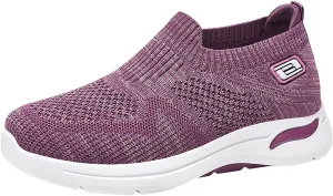 Sneakers for Women Summer Fashion Mesh Shoes Soft Sole Stretch Cushion Shoes Casual Breathable Minimalist Shoes