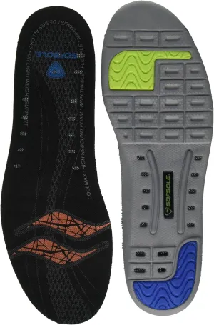 Sof Sole Men's Thin Fit Medium Arch Lightweight Low Volume Shoe Insole