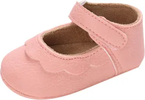 Spring and Autumn Children Baby Toddler Shoes Girls Round Toe Lightweight Comfortable Solid Toddler Girl Dress Shoes