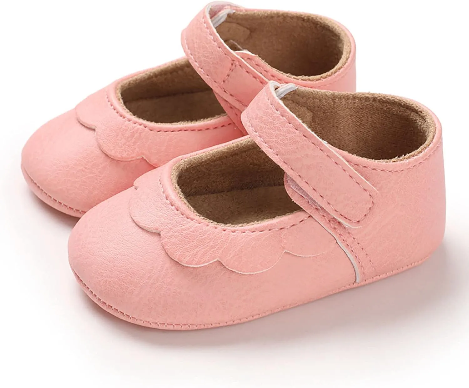 Spring and Autumn Children Baby Toddler Shoes Girls Round Toe Lightweight Comfortable Solid Toddler Girl Dress Shoes