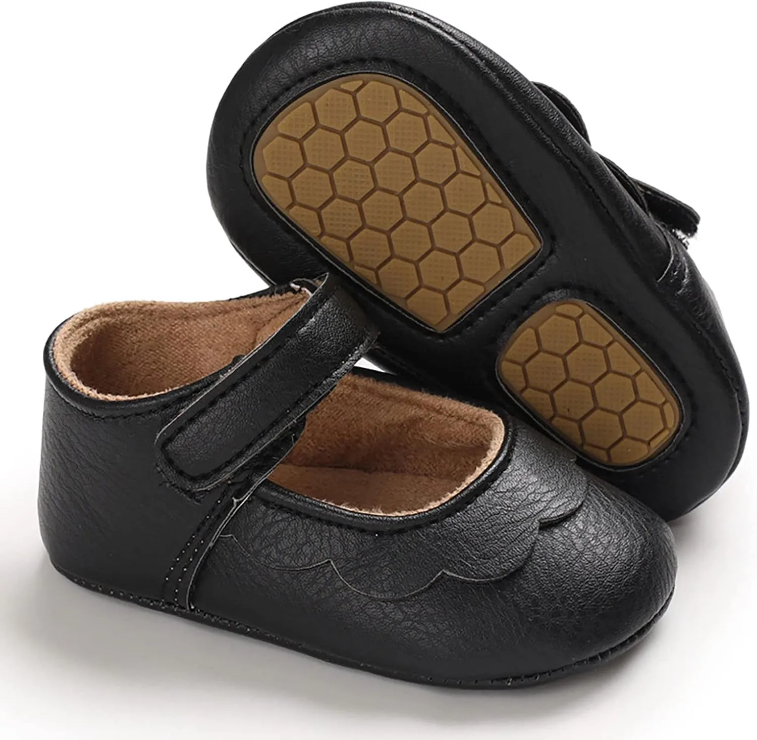 Spring and Autumn Children Baby Toddler Shoes Girls Round Toe Lightweight Comfortable Solid Toddler Girl Dress Shoes
