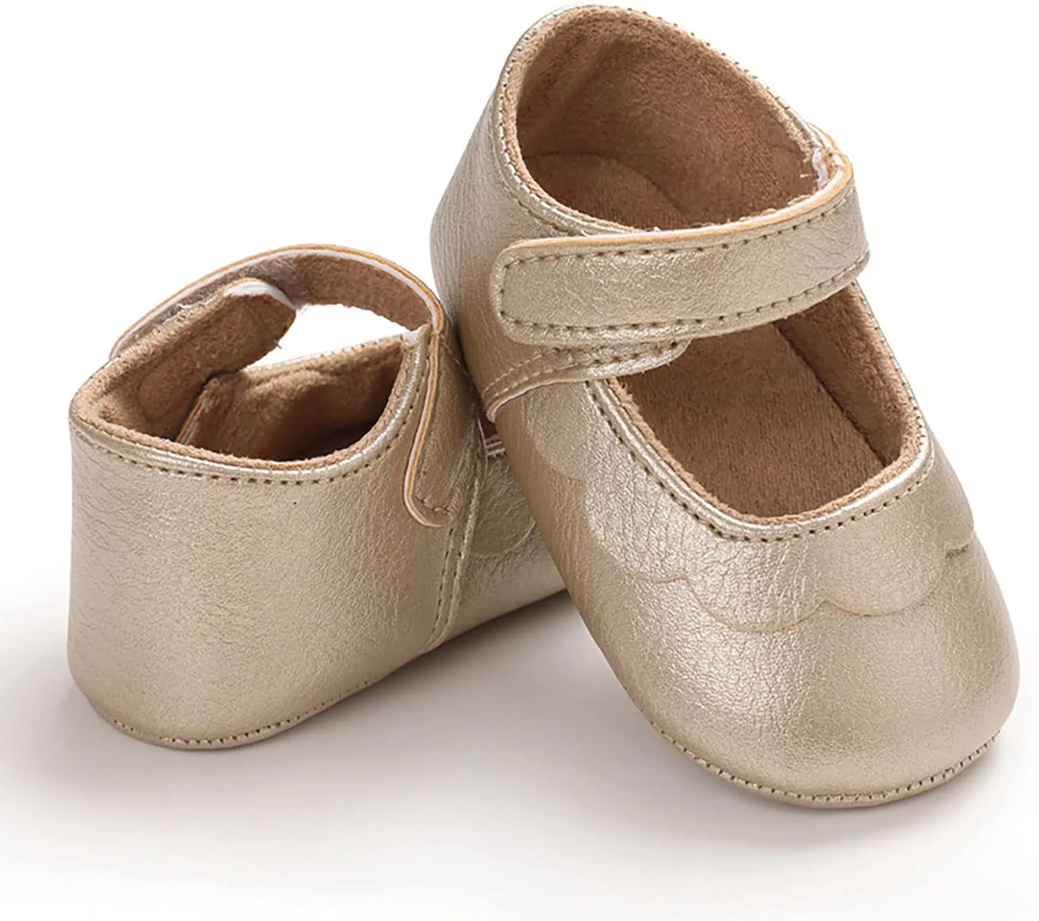 Spring and Autumn Children Baby Toddler Shoes Girls Round Toe Lightweight Comfortable Solid Toddler Girl Dress Shoes