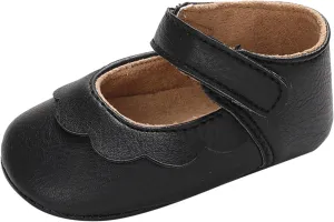 Spring and Autumn Children Baby Toddler Shoes Girls Round Toe Lightweight Comfortable Solid Toddler Girl Dress Shoes