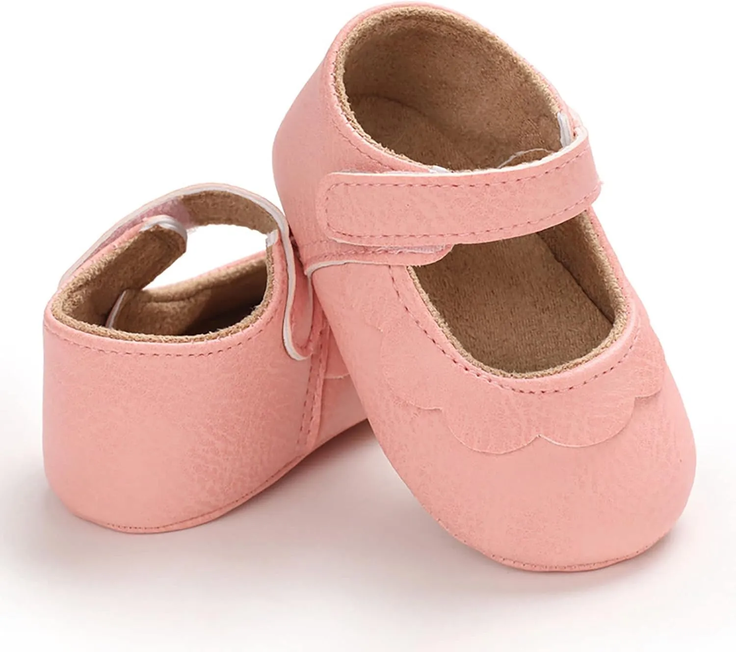 Spring and Autumn Children Baby Toddler Shoes Girls Round Toe Lightweight Comfortable Solid Toddler Girl Dress Shoes