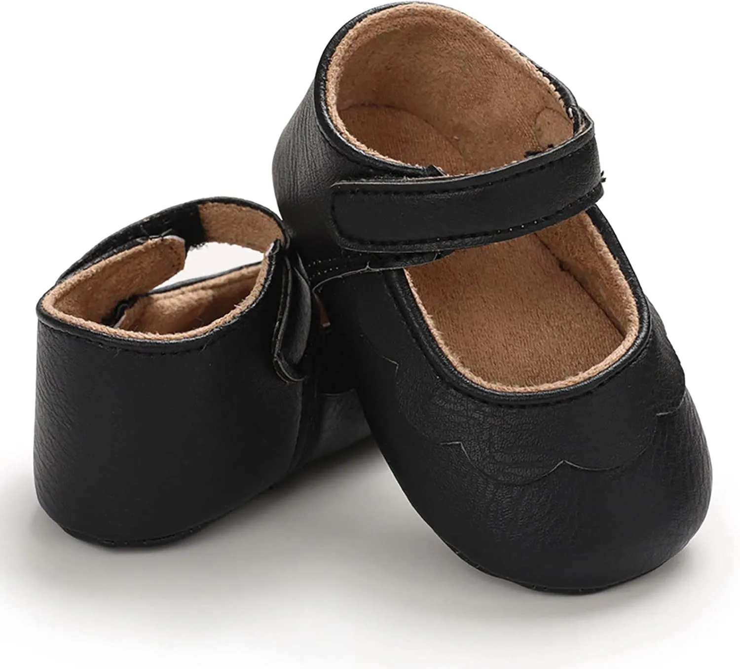 Spring and Autumn Children Baby Toddler Shoes Girls Round Toe Lightweight Comfortable Solid Toddler Girl Dress Shoes