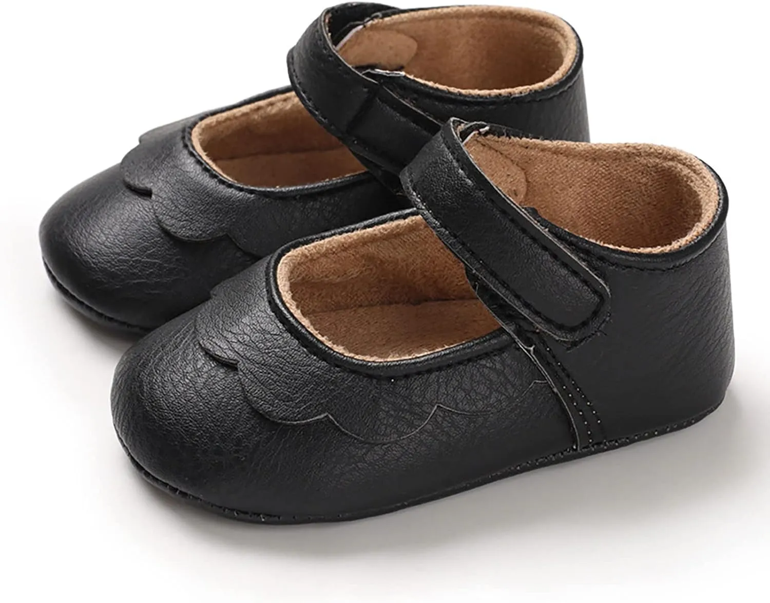 Spring and Autumn Children Baby Toddler Shoes Girls Round Toe Lightweight Comfortable Solid Toddler Girl Dress Shoes