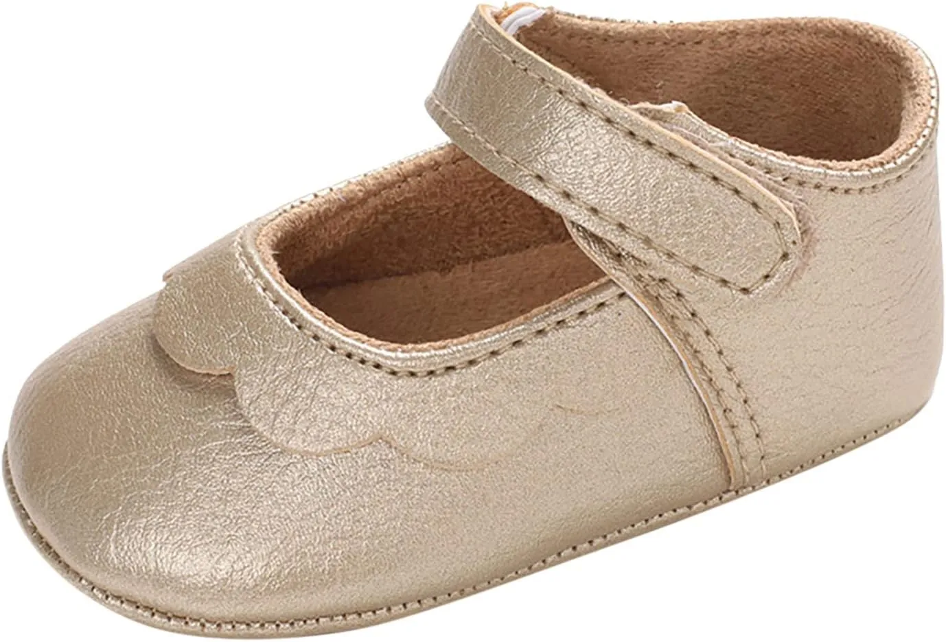 Spring and Autumn Children Baby Toddler Shoes Girls Round Toe Lightweight Comfortable Solid Toddler Girl Dress Shoes