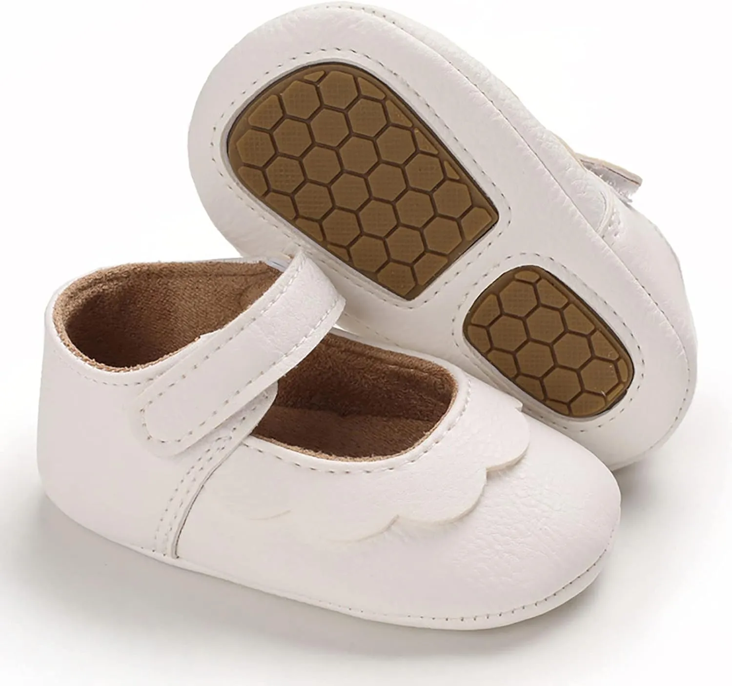 Spring and Autumn Children Baby Toddler Shoes Girls Round Toe Lightweight Comfortable Solid Toddler Girl Dress Shoes