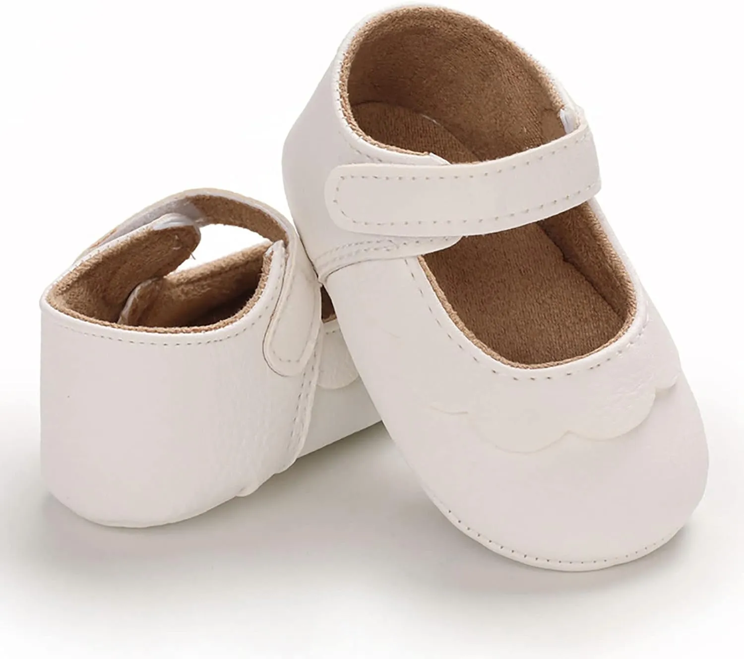 Spring and Autumn Children Baby Toddler Shoes Girls Round Toe Lightweight Comfortable Solid Toddler Girl Dress Shoes