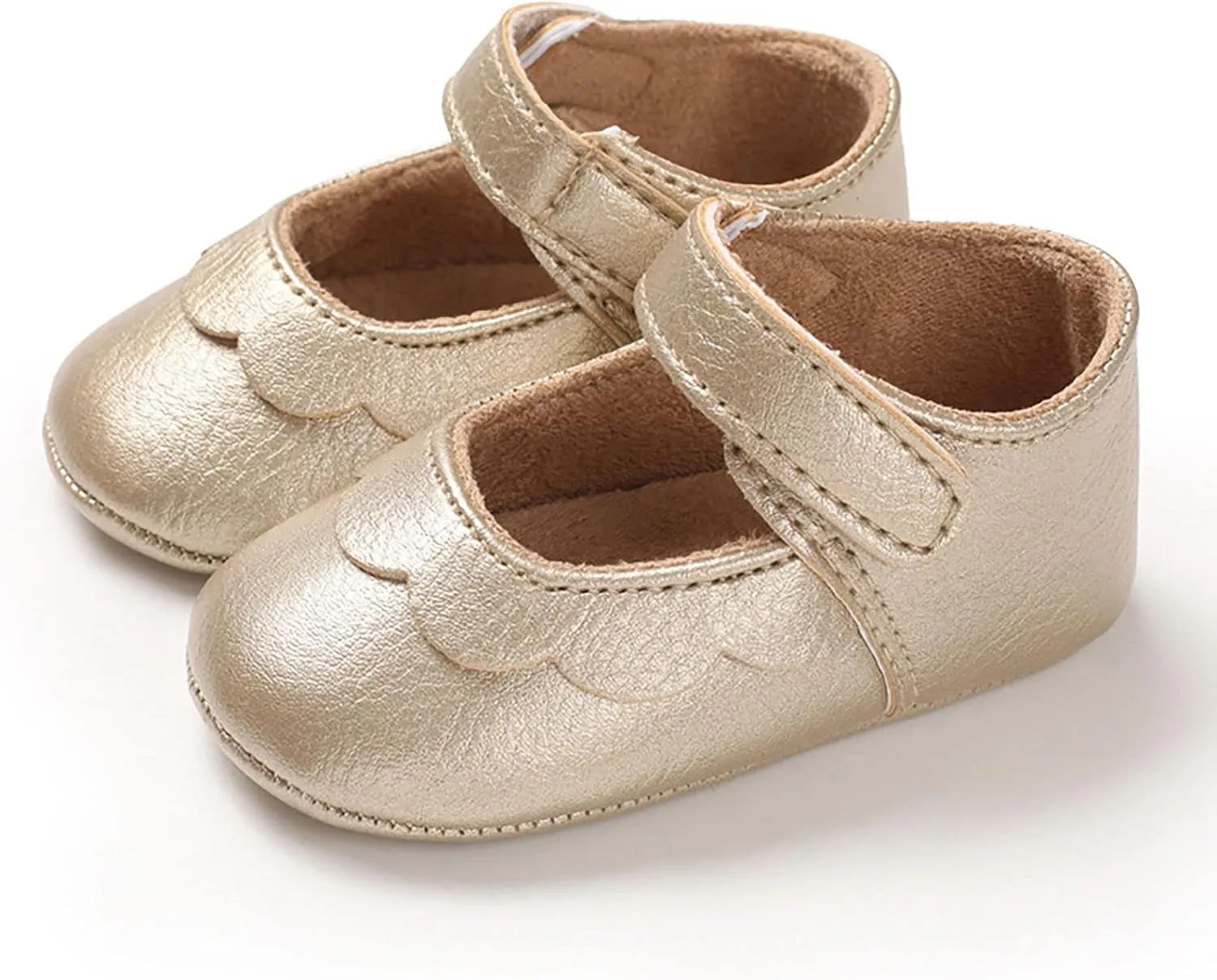 Spring and Autumn Children Baby Toddler Shoes Girls Round Toe Lightweight Comfortable Solid Toddler Girl Dress Shoes