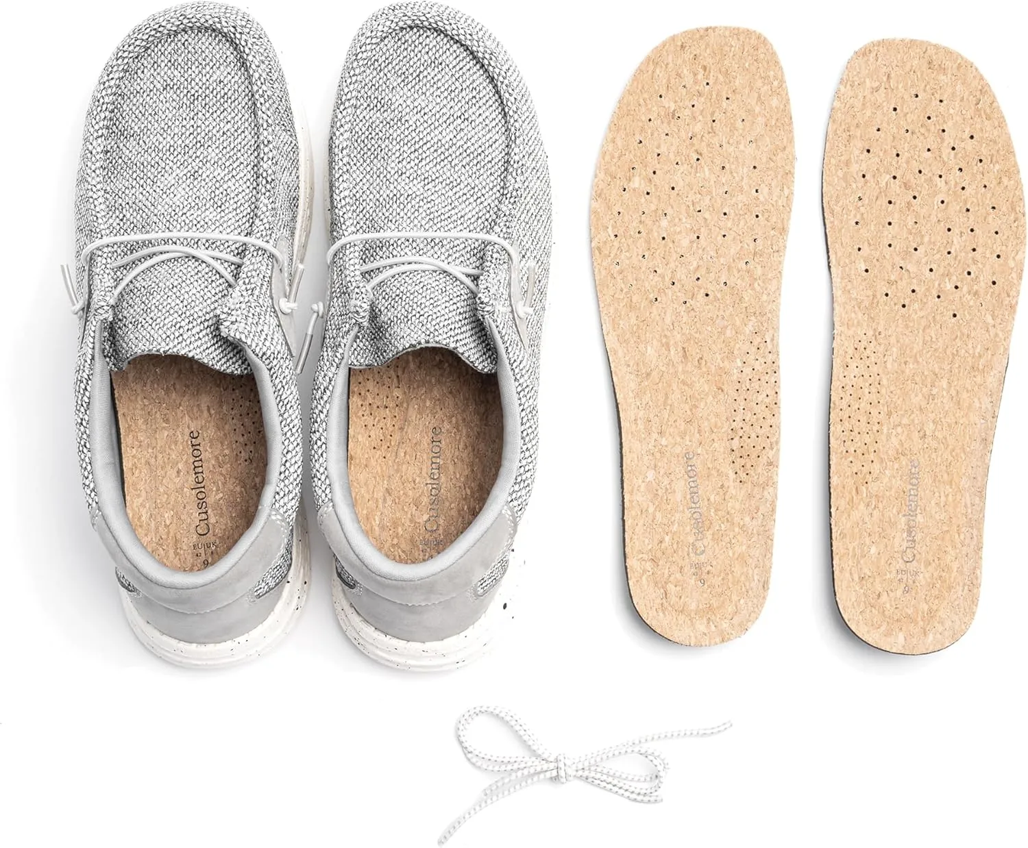 Stylish and Comfortable Men's Stretch Loafers & Slip-Ons, Lightweight Casual Mens Shoes, EVA Outsole, Breathable Upper, Extra Insole and Lace