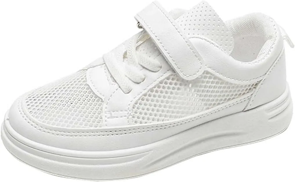 Toddler Kids Mesh Canvas Flats Single Breathable Lightweight Casual Slip On Shoes for Girls Canvas Sneakers Boys