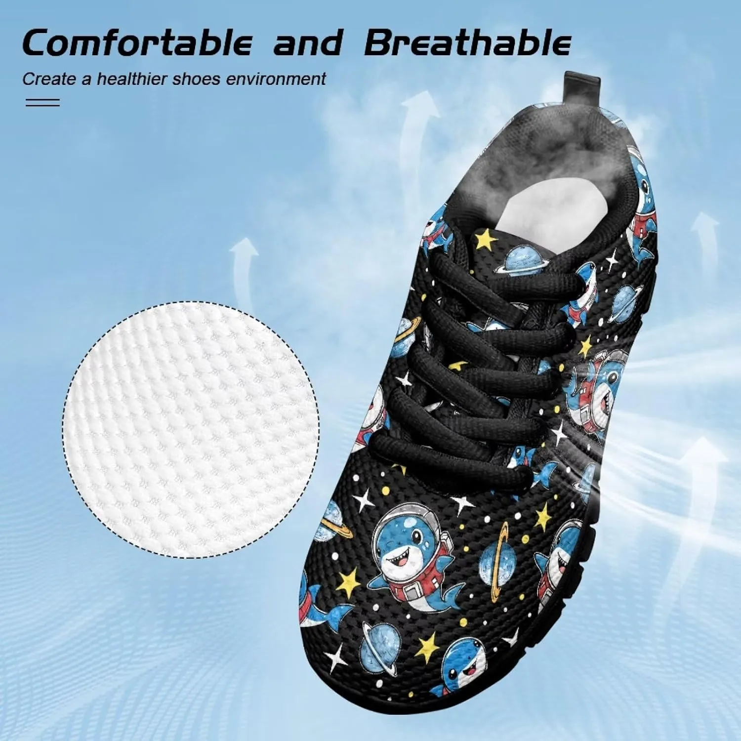 Trendy Boys Running Shoes Cool Sneakers for Kids School Athletic Shoes