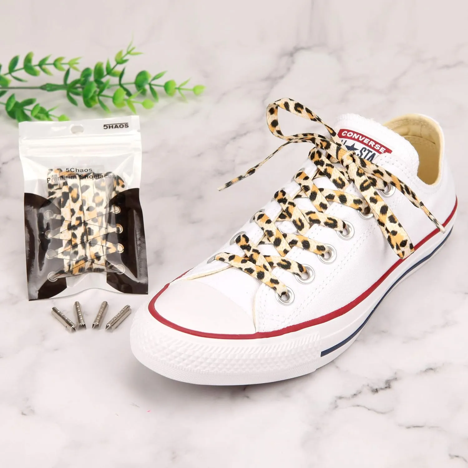 Vibrant Shoelaces for Fun, Cool Design with Metal Aglets 1 Pair