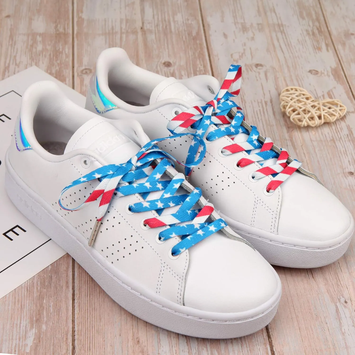 Vibrant Shoelaces for Fun, Cool Design with Metal Aglets 1 Pair