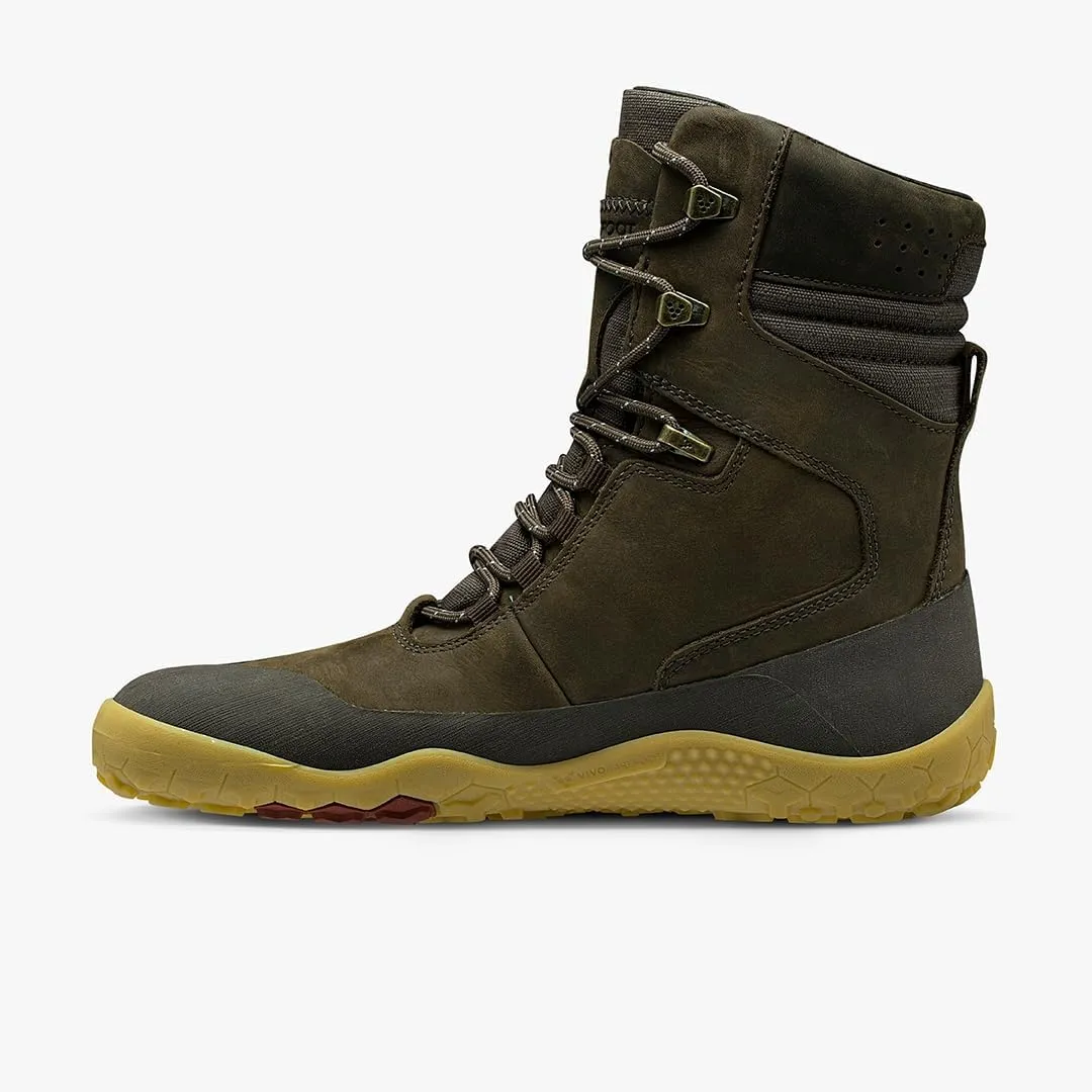 Vivobarefoot Tracker HI II FG, Womens Leather Hiking Boot With Barefoot Firm Ground Sole and Thermal Protection