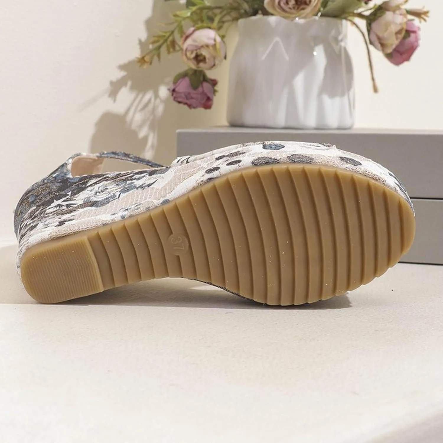 Wedges for Women Breathable Open Toe Wedges Sandals Summer Sandals Wedge Sandals for Women