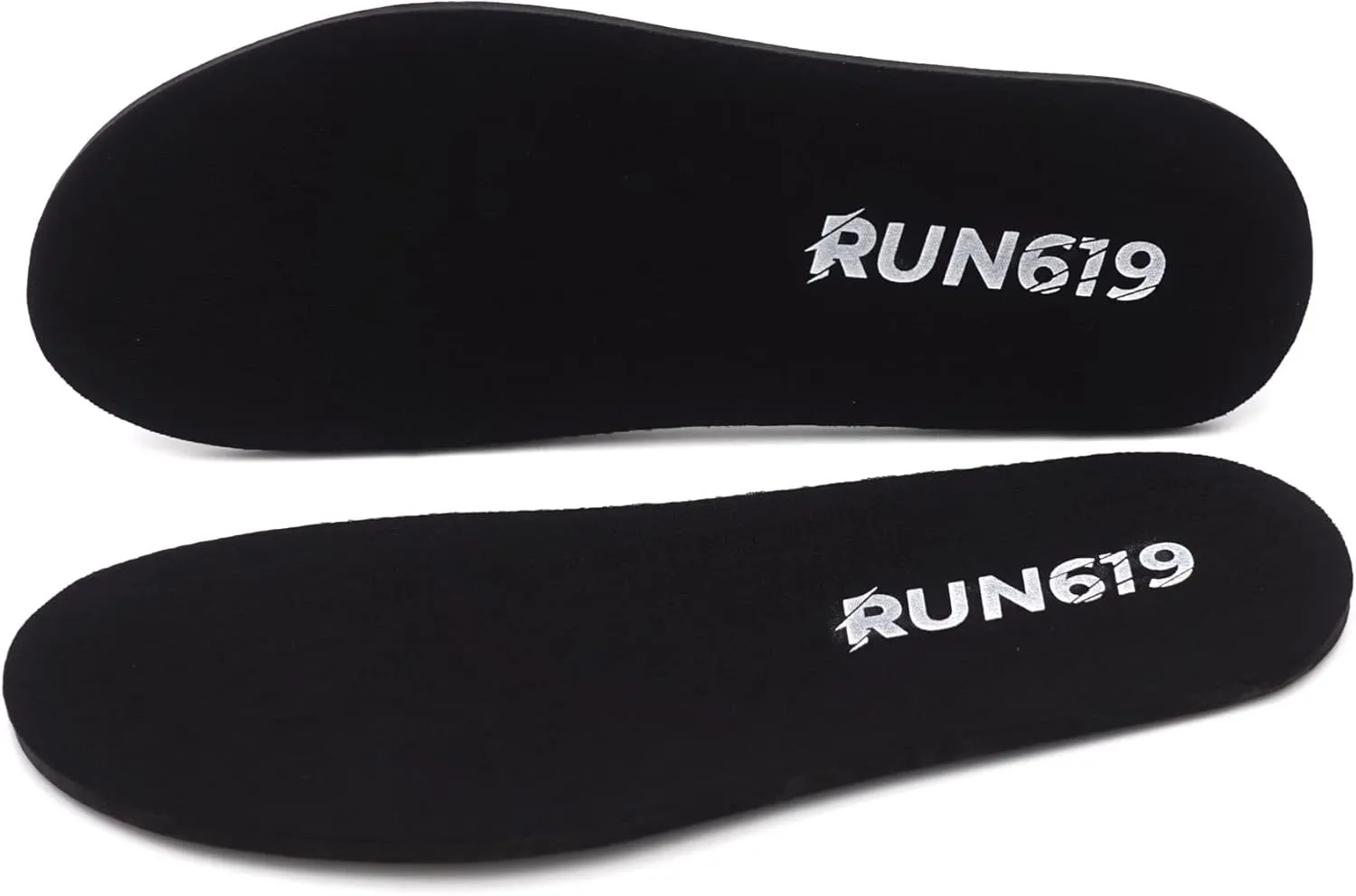 Wide Run 619 Shoe Insoles - Zero Drop Profile, Traditional Shape, Foot Forming, Wide Width - Thick, Firm, Flat Shoe Inserts - Men's 11-12