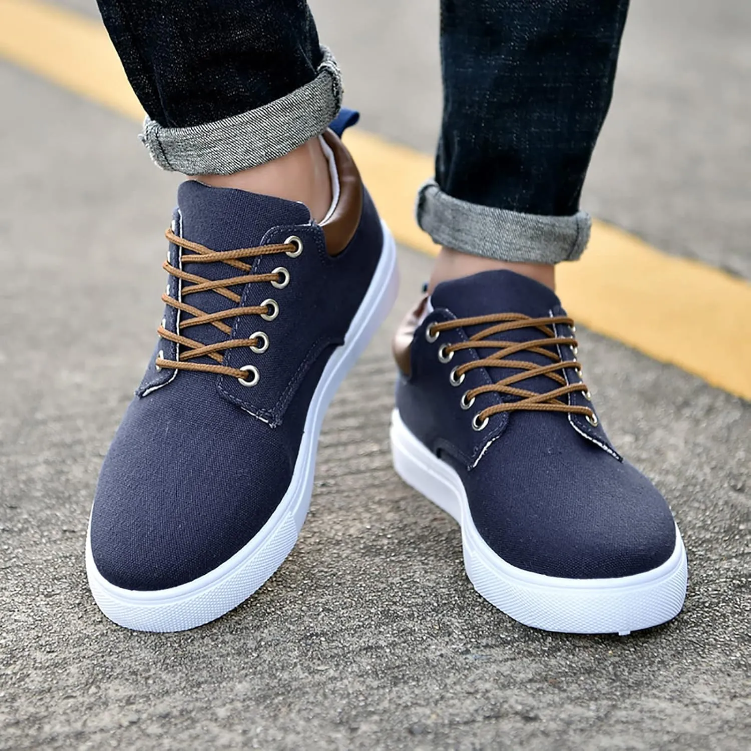 Women Walking Shoes Woven Orthopedic Soft Arch Support Lightweight Sneakers Breathable Slip On Mesh Flat Shoes