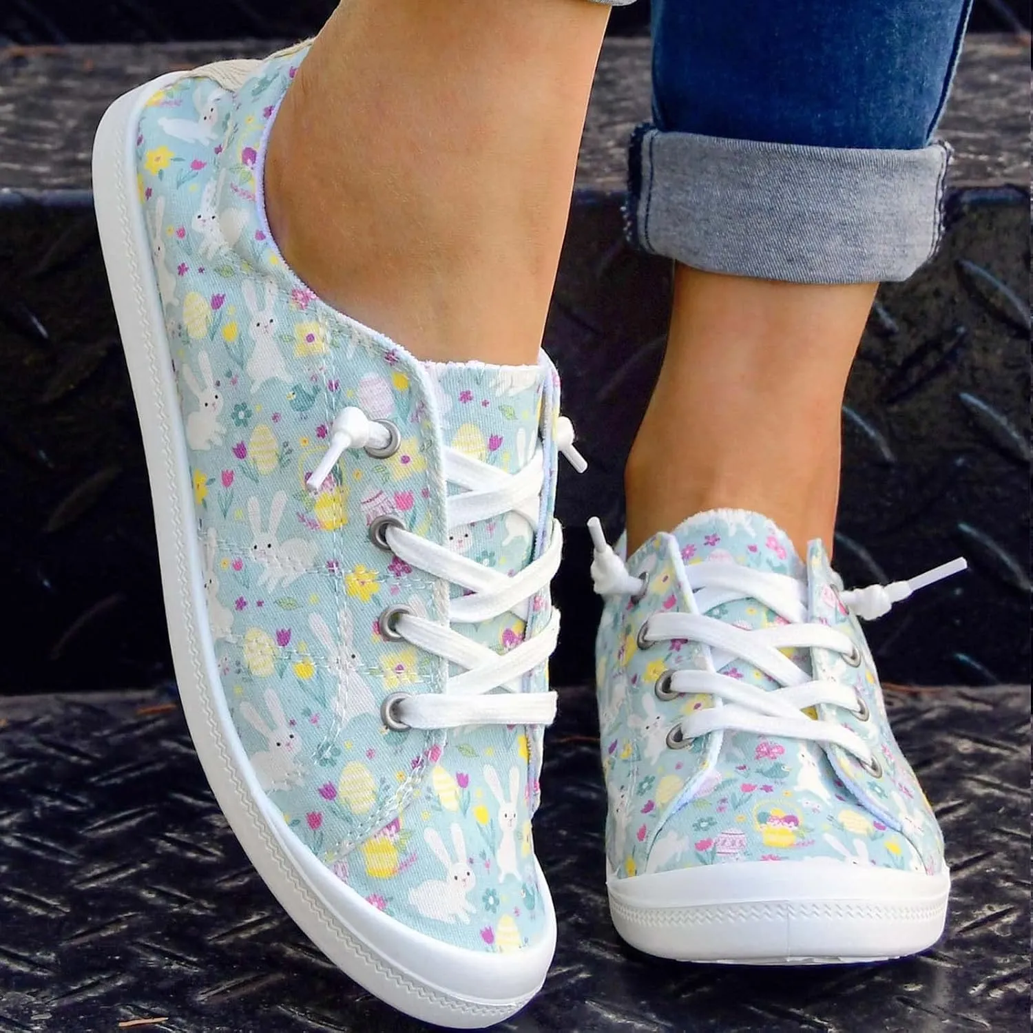 Women's Canvas Shoes,Halloween Pumpkin Ghost Print Flat Sports Shoes for Women Breathable Women's Shoes