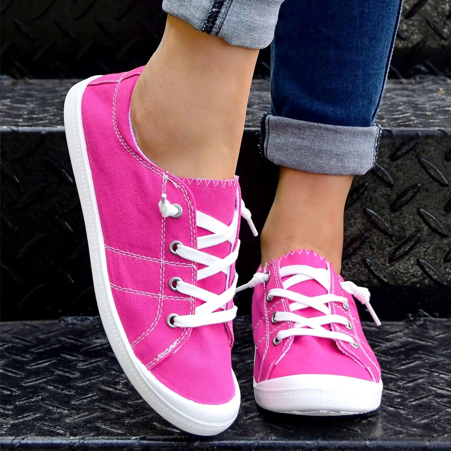 Women's Canvas Shoes,Halloween Pumpkin Ghost Print Flat Sports Shoes for Women Breathable Women's Shoes