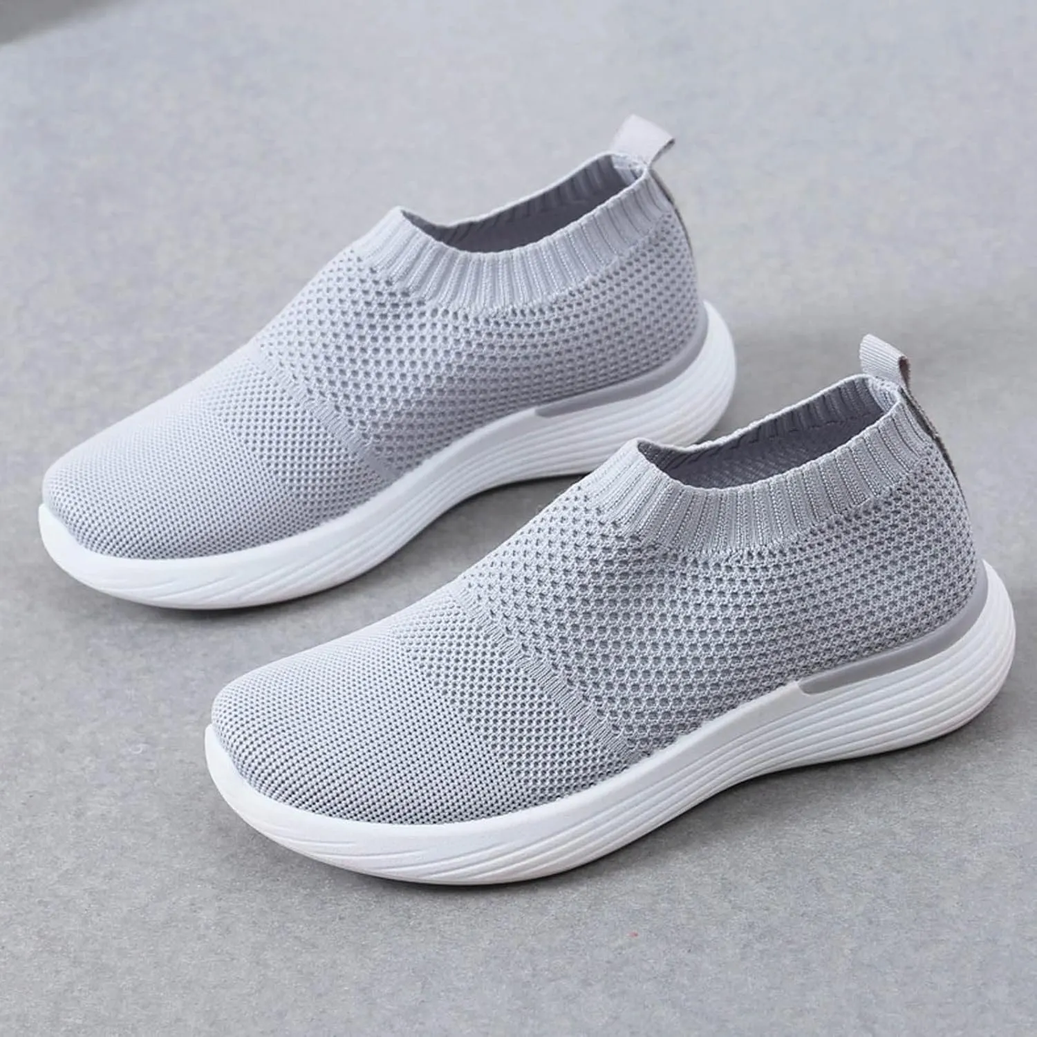 Women's Fashion Sneakers Lightweight Versatile Slip On Shoes Breathable Casual Outdoor Fitness Shoes Non Slip