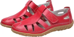 Womens Hollow Loafers Breathable Comfortable Flats Slip on Sandals Summer Casual Slip-On Shoes for Walking