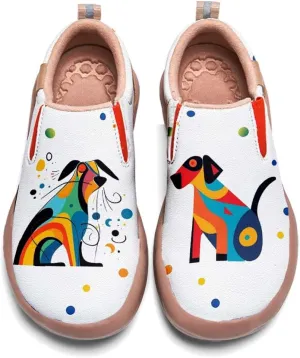 Womens Loafers Comfortable Travel Shoes Slip Ons Walking Lightweight Ladies Cartoon Animal Painted Sneaker