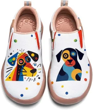 Womens Loafers Comfortable Travel Shoes Slip Ons Walking Lightweight Ladies Cartoon Animal Painted Sneaker