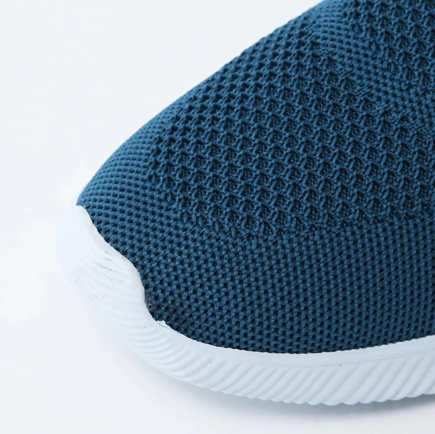 Women's Minimalist Shoes Knit Coral Sneakers Elastic Fly Woven Mesh Shoes Breathable Lightweight Workout Shoes