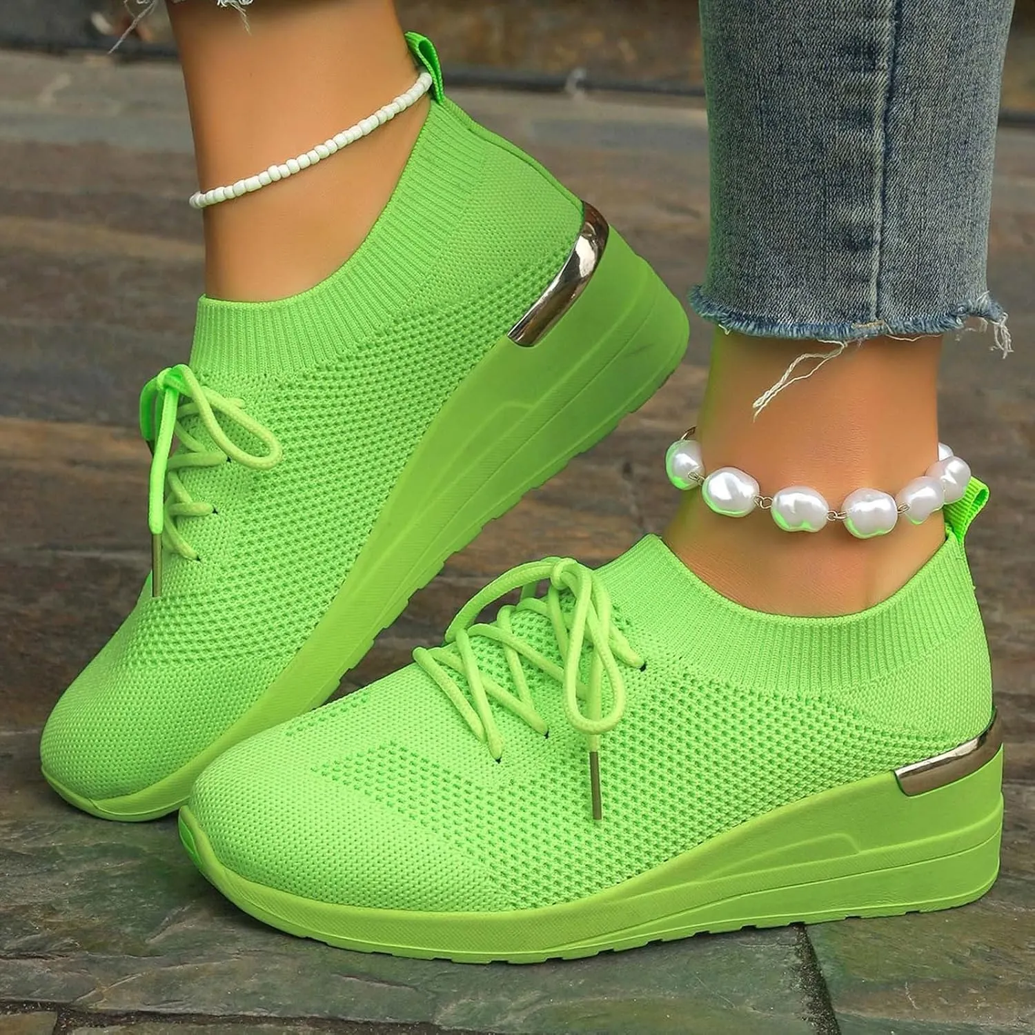 Womens Running Walking Shoes Leisure Summer Sport Shoes Running Gym Workout Sneakers Breathable Fashion