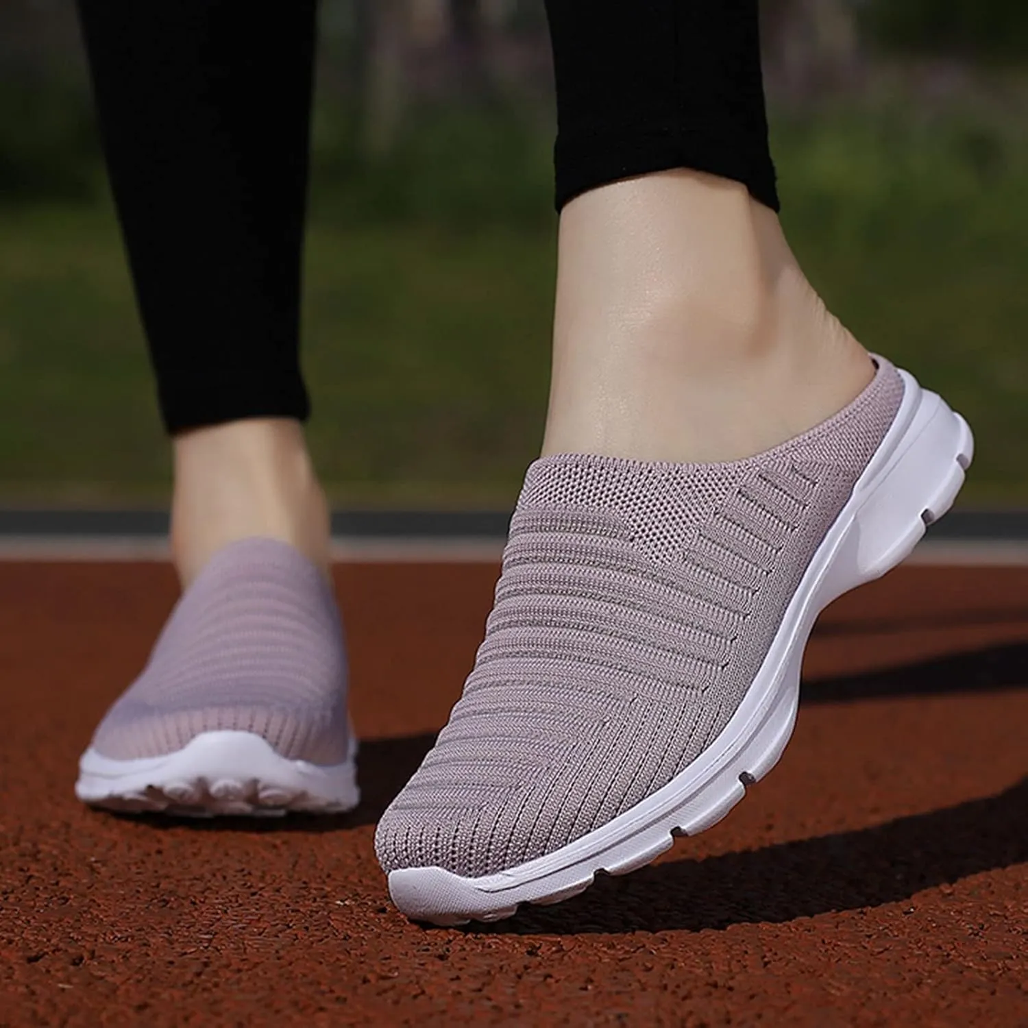 Womens Slip On Sneakers Casual Comfortable Walking Shoes Lightweight Canvas Flats Breathable Mesh Non Slip Loafers