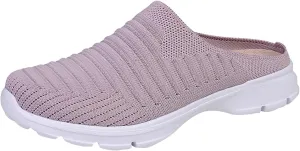 Womens Slip On Sneakers Casual Comfortable Walking Shoes Lightweight Canvas Flats Breathable Mesh Non Slip Loafers