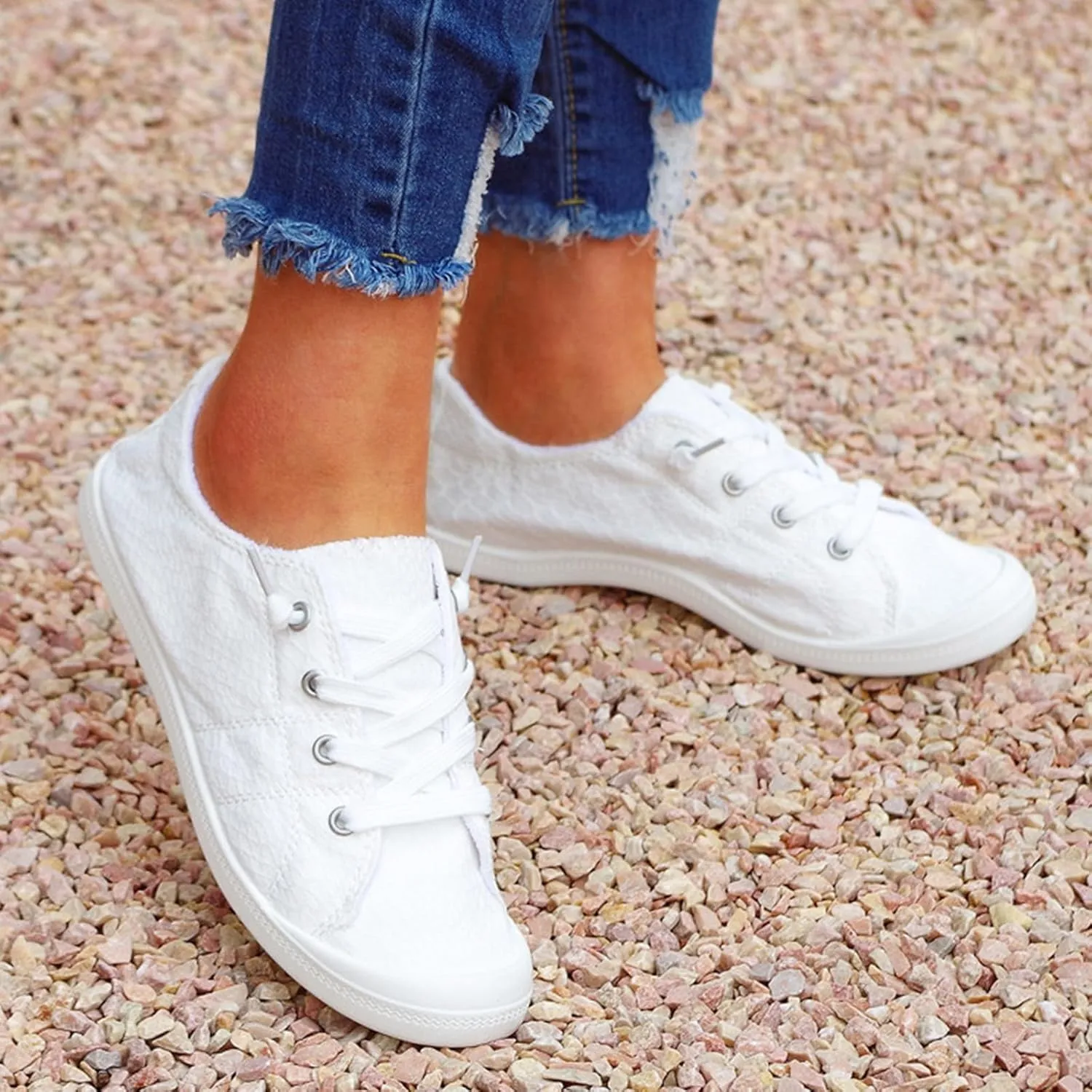 Women's Soft Ladies Loafers Flat Shoes Autumn Vulcanize Canvas Women's Lightweight Breathable Casual Shoes