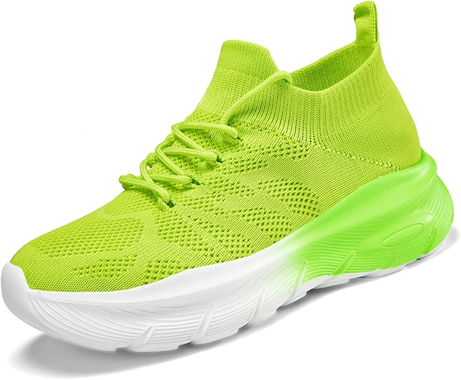 Women's Walking Shoes Breathable Knitted Mesh Running Hiking Sneakers Soft Memory Foam Casual Sport Sneaker