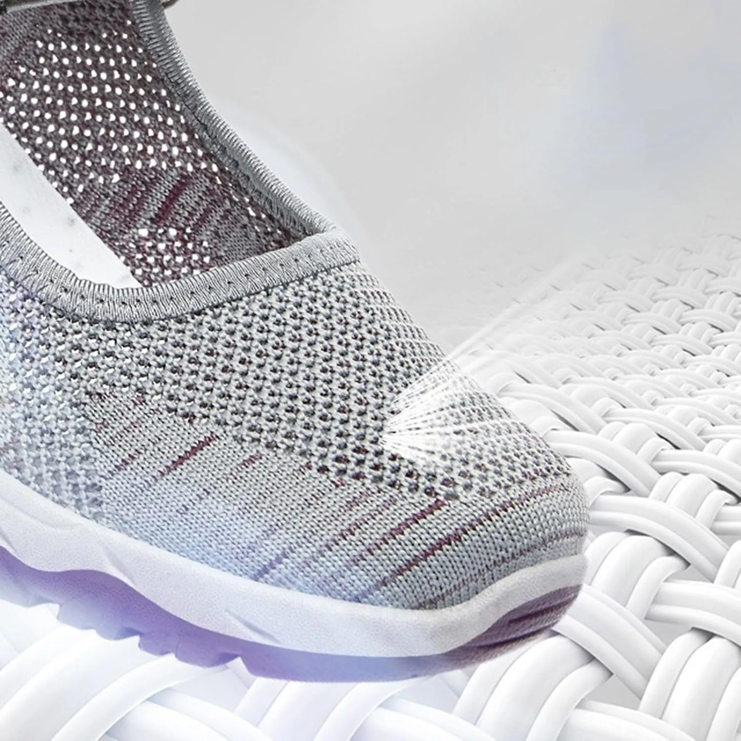 Women's Walking Shoes,Orthotic Walking Sneakers Wide Width Non-Slip Adjustable Breathable Comfortable Lightweight Shoes