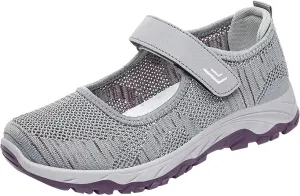 Women's Walking Shoes,Orthotic Walking Sneakers Wide Width Non-Slip Adjustable Breathable Comfortable Lightweight Shoes