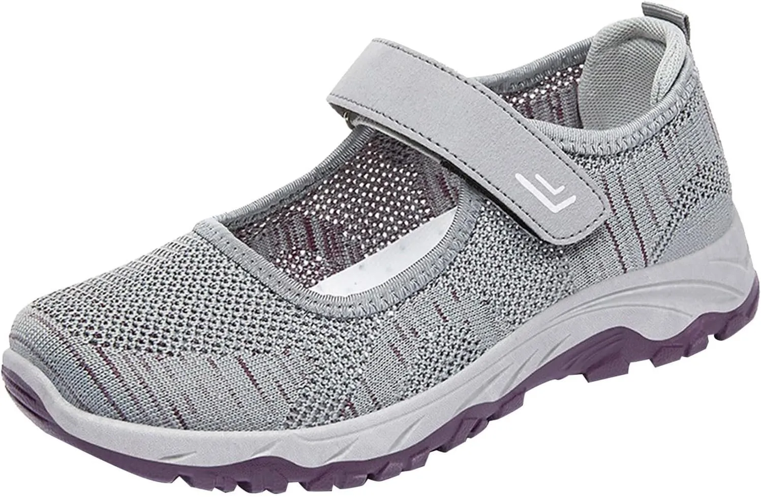 Women's Walking Shoes,Orthotic Walking Sneakers Wide Width Non-Slip Adjustable Breathable Comfortable Lightweight Shoes