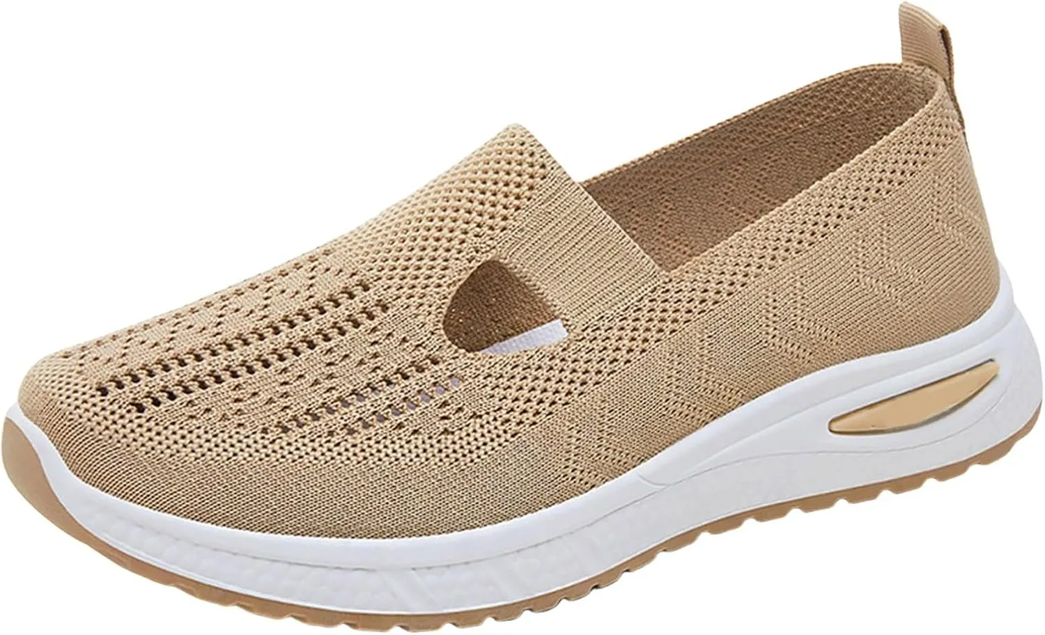 Women's Woven Orthopedic Breathable Soft Walking Tennis Shoes Womens Wide Feet Casual Work Shoes Walking Sneakers Slip On Tennis Shoe Trainers Shoe