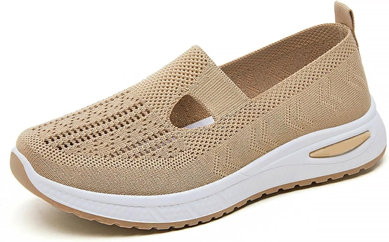 Women's Woven Orthopedic Breathable Soft Walking Tennis Shoes Womens Wide Feet Casual Work Shoes Walking Sneakers Slip On Tennis Shoe Trainers Shoe