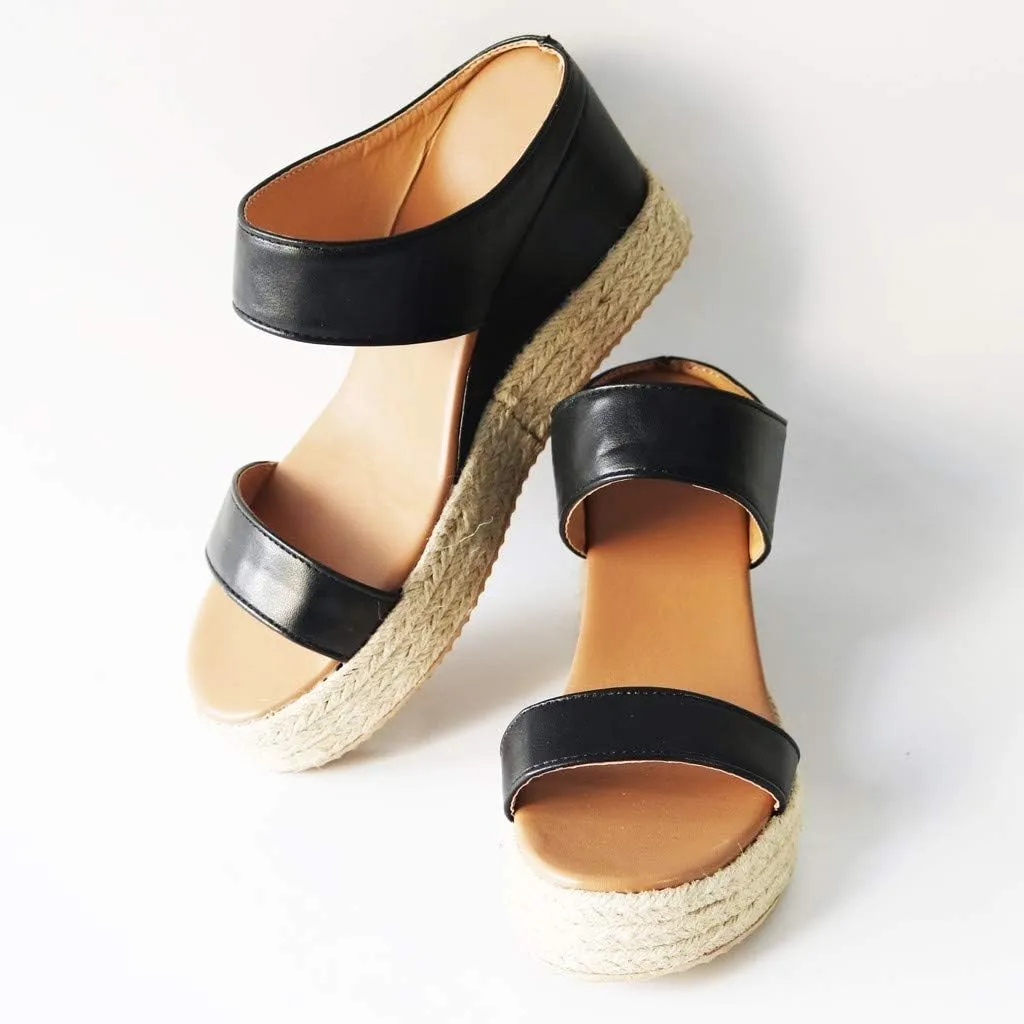 Yanzhenglip Platform Sandals Women, Womens Sandals Wedges Summer Casual High Heels Open Toe Espadrilles, Women'S Sandals With Arch Support
