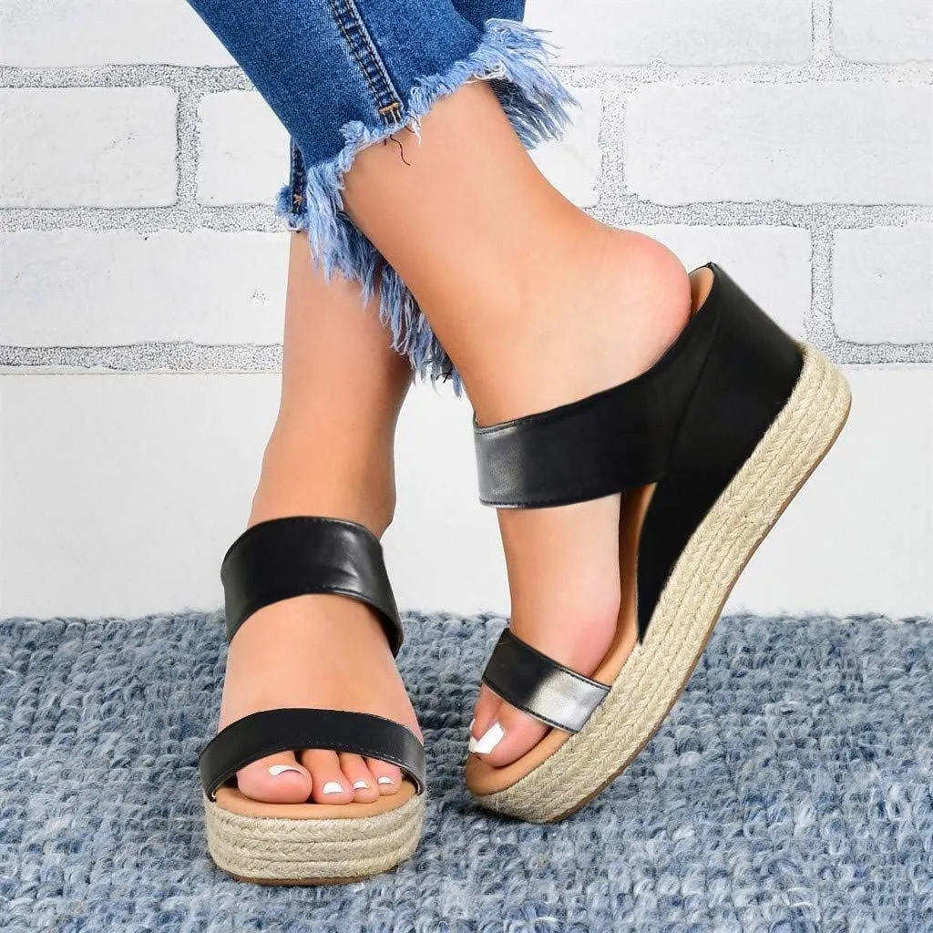 Yanzhenglip Platform Sandals Women, Womens Sandals Wedges Summer Casual High Heels Open Toe Espadrilles, Women'S Sandals With Arch Support